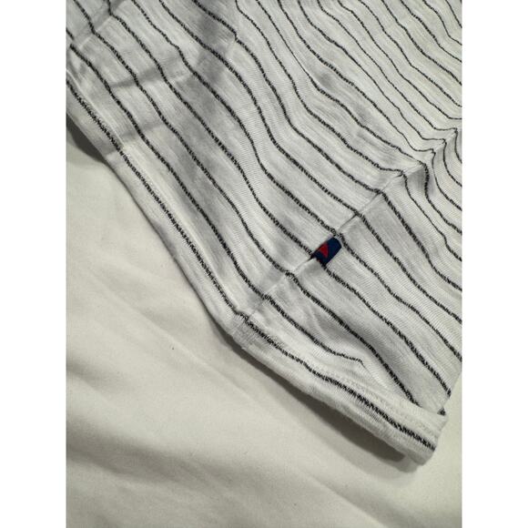 NEW Untuckit Womens Leoville T-Shirt Top Size L Boat Neck Long Sleeve Cotton NWT - Picture 9 of 10